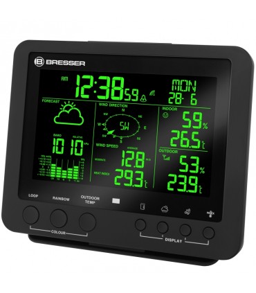 Stație meteo profesională 5-in-1 cu ecran in culori reprezentative