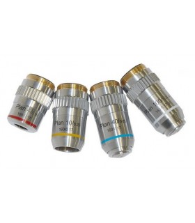 Obiectiv plan 2.5x, 160mm pentru microscoape