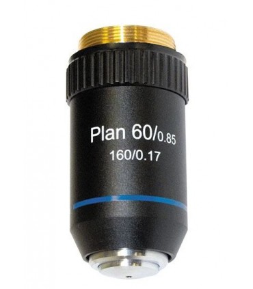 Obiectiv plan 60x, 160mm pentru microscoape