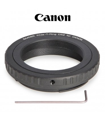 Inel T Wide Canon EOS cu adaptor D52i la T-2 si S52 - Baader