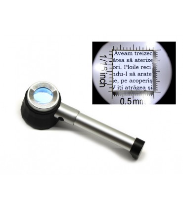 Lupa 10X cu iluminare LED