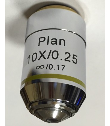 Obiectiv plan 10x, infinity pentru microscoape