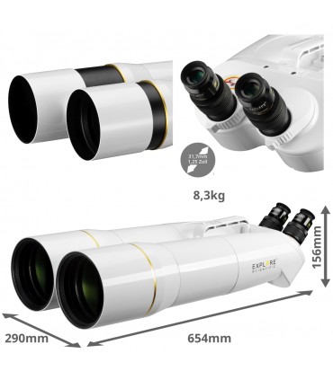 Binoclu  BT-120 SF cu oculare LER 20mm 62° EXPLORE SCIENTIFIC