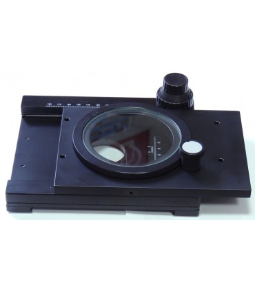 Masa pentru microscoape stereo, cu cremaliera si pinion