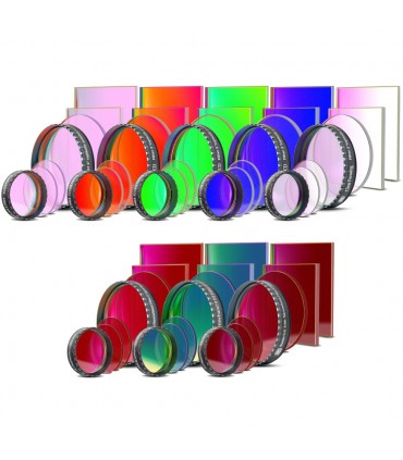 Set filtre CCD LRGBC + H-alpha 7nm / SII 8nm / OIII 8.5nm  Baader Planetarium